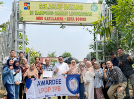 Awardee LPDP Sekolah Pascasarjana IPB University Kunjungi TPST 3R Mutiara Bogor Raya
