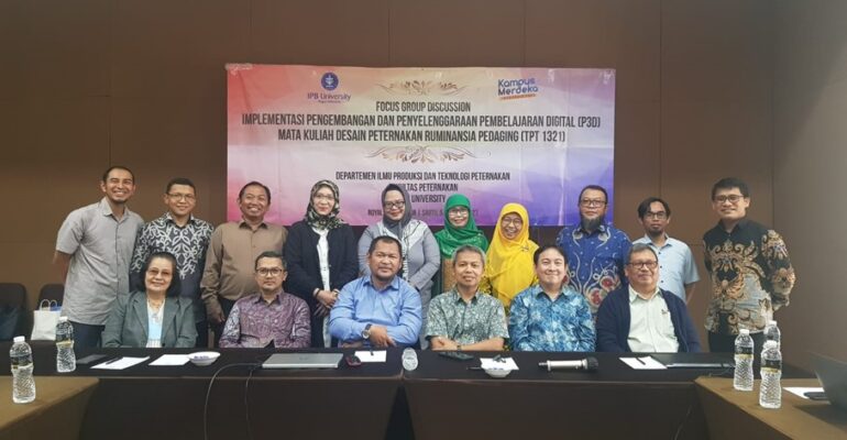 Departemen IPTP IPB University Mulai Membangun Konstruksi Pembelajaran Digital