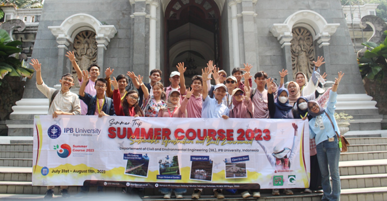 Departemen Teknik Sipil dan Lingkungan IPB University Gelar International Summer Course