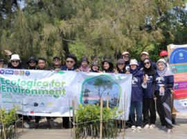 Ecologica PSL IPB University Adakan Perayaan HUT RI dari Pesisir