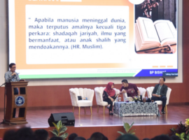 Edukasi Wakaf Produktif di Seminar Nasional, Dosen IPB University Ajak Mahasiswa Mulai Berwakaf