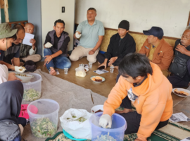 Himagreto IPB University Lakukan Pelatihan Kompos BSF Bersama Warga Desa Pulosari