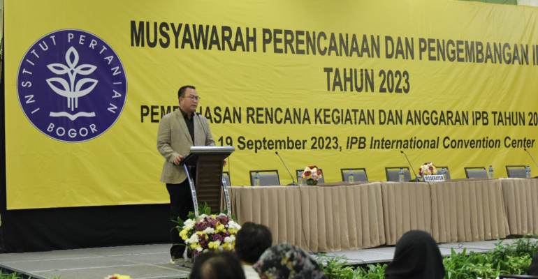 Di Musrenbang, Rektor Persiapkan IPB University Menuju Pelaku Global