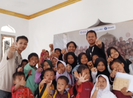 Tim PKM PM IPB University Perkuat Kognitif Anak-Anak Desa Petir Tentang Kebencanaan Lewat Beragam Media Interaktif