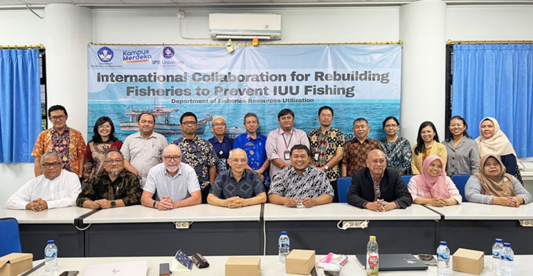 Departemen PSP IPB University Inisiasi Kolaborasi Internasional Atasi Praktik Illegal Fishing