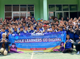 Tingkatkan Literasi Numerasi Siswa, Mahasiswa IPB University Ciptakan Agile Learners Go Digital