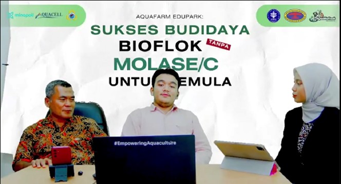 Himakua IPB University Gelar Webinar Ungkap Rahasia Bioflok Tanpa Molase