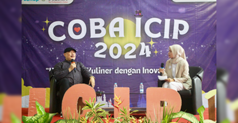 Sekolah Vokasi IPB Perkenalkan Inovasi Pangan “Talas Beneng” dalam Acara COBA ICIP 2024
