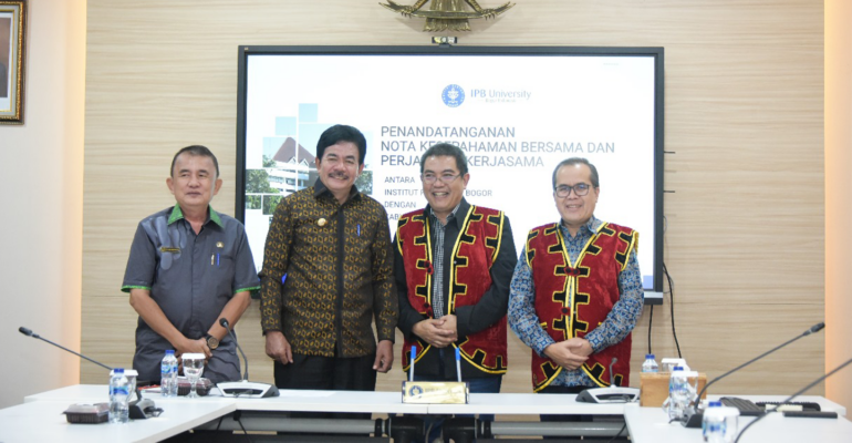 Bangun Misi Agro Mina Wisata, Kabupaten Nias Barat Perpanjang MoU dengan IPB University