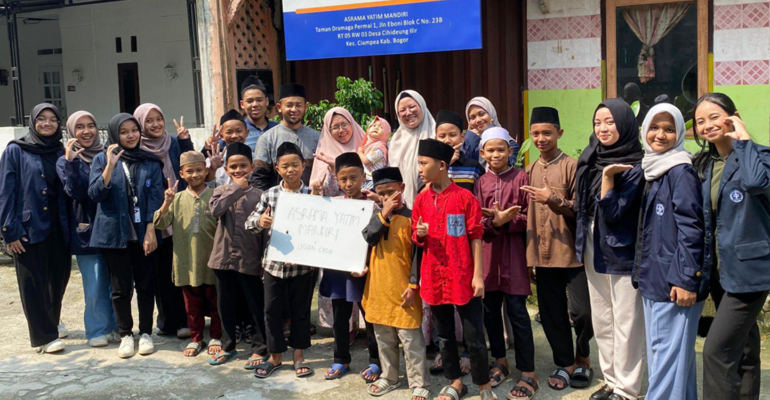 Mahasiswa IPB University ‘Legian Casia’ Tebar Kasih dan Semangat Belajar di Asrama Yatim Mandiri Bogor