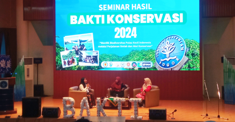 Mengarungi Potensi Tersembunyi Biodiversitas Indonesia melalui Seminar Hasil Bakti Konservasi Himakova IPB University