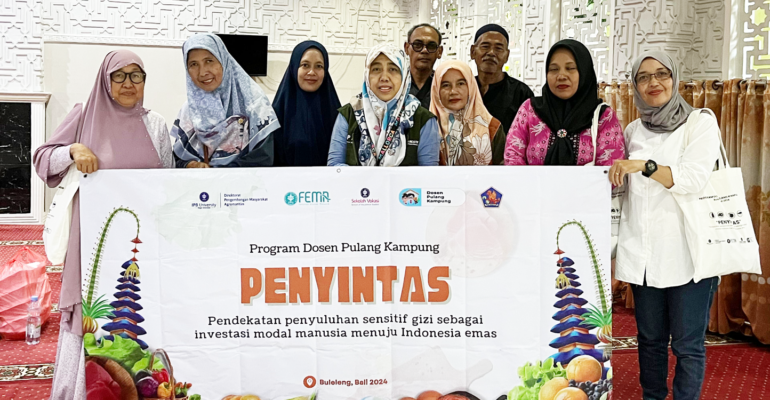 Tim Dosen Pulang Kampung IPB University Luncurkan Inovasi PENYINTAS