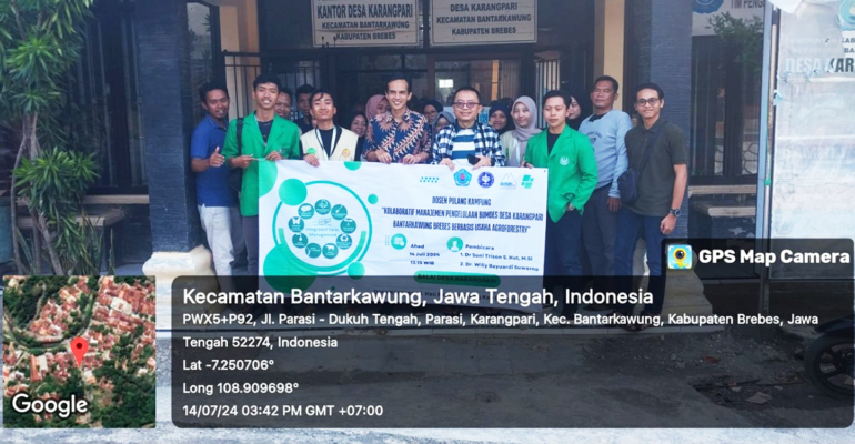Dosen IPB University Dorong Pengelolaan BUMDes Berbasis Agroforestri di Desa Karangpari, Brebes