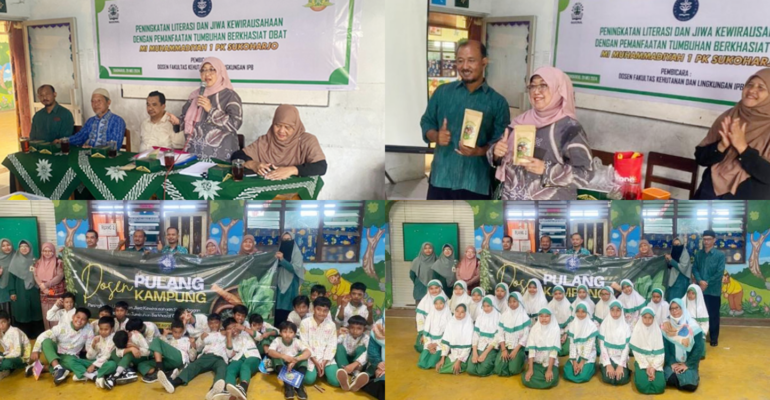 Dosen Pulang Kampung IPB University Dorong Jiwa Kewirausahaan Siswa Sekolah Adiwiyata Nasional di Sukoharjo