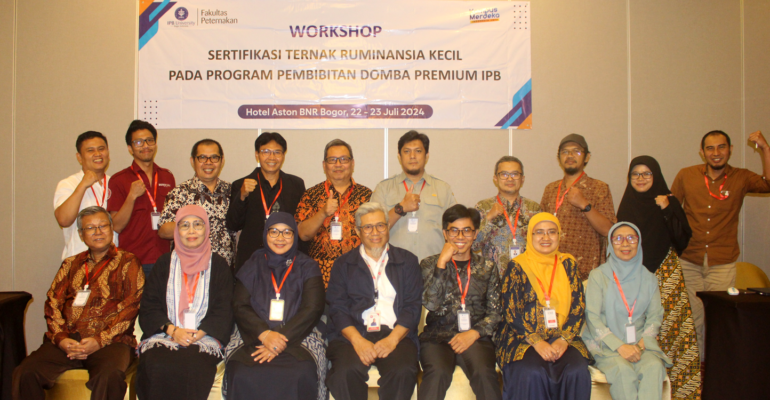 Fapet IPB University Gelar Workshop Sertifikasi Ternak Ruminansia Kecil Program Pembibitan Domba Premium IPB