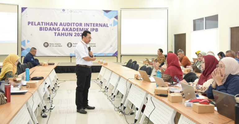 Kantor Manajemen Mutu IPB University Latih Puluhan Auditor Internal Akademik di Lingkungan Kampus