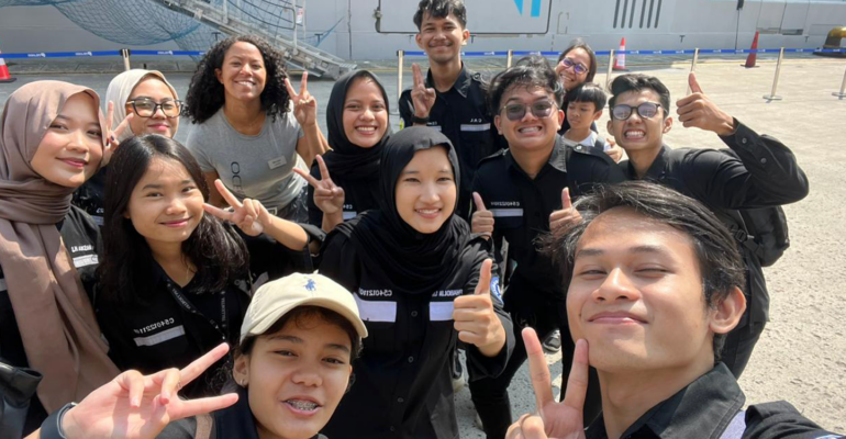 Serba Futuristik, Himiteka IPB University Kunjungi Kapal Riset Laut Canggih yang Sedang Berlabuh di Jakarta