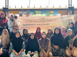 Tim KKNT Inovasi IPB University Kenalkan Potkombu di Desa Kalensari, Solusi Kemandirian Pangan di Lahan Sempit