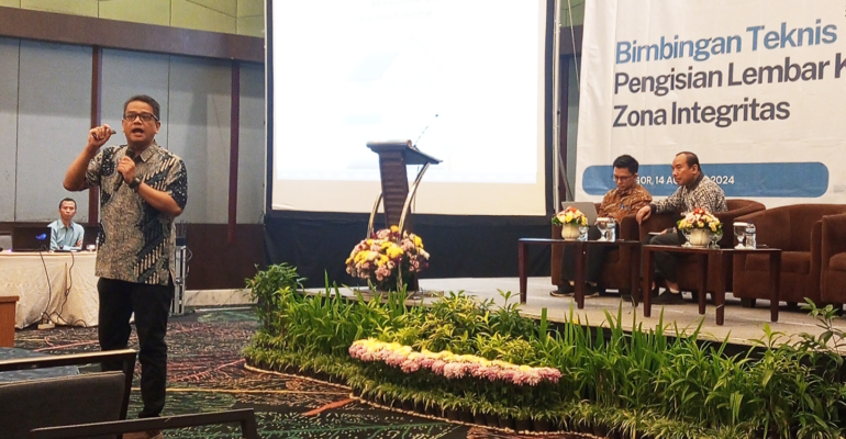 Enam Fakultas dan Sekolah IPB University Mendapatkan Bimtek Pengisian Lembar Kerja Evaluasi Zona Integritas