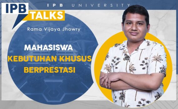 IPB Talks Ngobrol dengan Rama, Mahasiswa Berkebutuhan Khusus Peraih Medali Emas ONMIPA-PT 2024