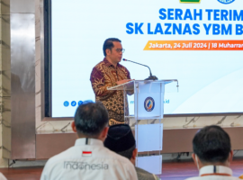 Perkuat Kerja Sama, DPMA IPB University Serah Terima SK Laznas YBM BRILiaN di Jakarta