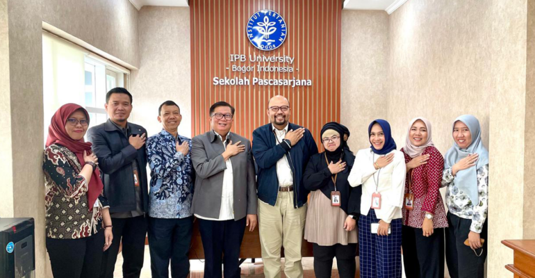 SPs IPB University dan BRIN Bahas Kerja Sama Program Beasiswa Degree By Research Platform Kolaborasi Riset