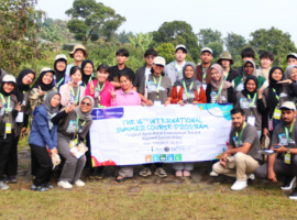 Belajar Organic Farm System, SPs IPB University Ajak Peserta Summer Course Kunjungi Agatho Farm