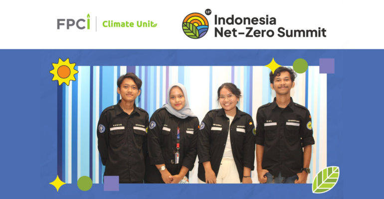 Gaungkan Krisis Iklim, Himiteka IPB University Ikut Hadiri Indonesia Net-Zero Summit 2024