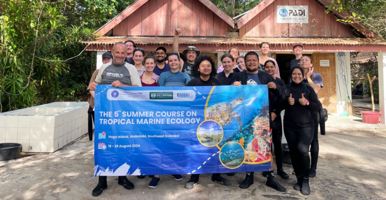 Kenalkan Keanekaragaman Laut Tropis, IPB University dan Victoria University of Wellington Eksplorasi Wakatobi