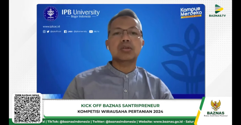 PSP3 IPB University dan Baznas RI Kick Off Program Santripreneur, Dorong Wirausaha Santri di Bidang Pertanian