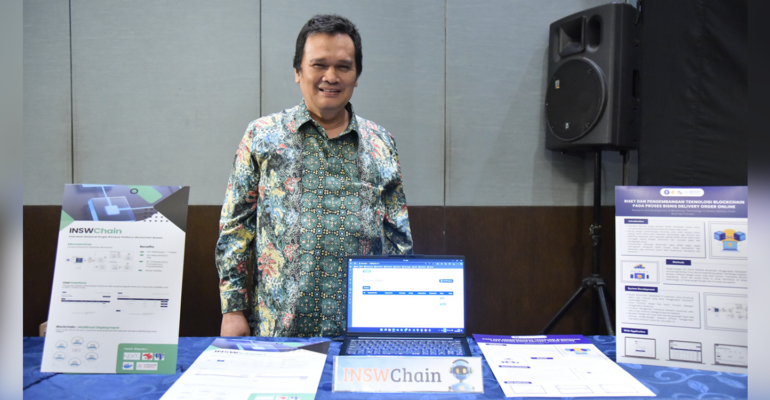 Peneliti BRAIN IPB University Kembangkan Produk Aplikasi INSW Delivery Order Online Berbasis Teknologi Blockchain