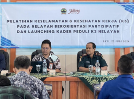 Tim KKNT IPB University Berkolaborasi dengan PPP Bajomulyo Launching Kader Peduli K3 Nelayan