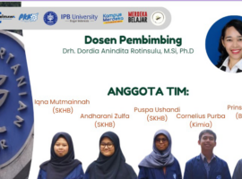 Tim PKM SKHB IPB University Raih Penghargaan Laporan Kemajuan dan Luaran Terinformatif