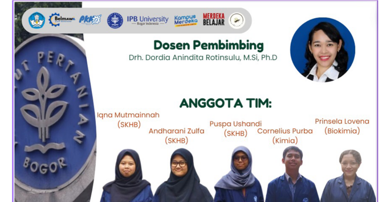 Tim PKM SKHB IPB University Raih Penghargaan Laporan Kemajuan dan Luaran Terinformatif