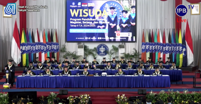 Wisuda IPB University Rektor Ingin Lulusan IPB University Menjadi Calon Pemimpin Bangsa