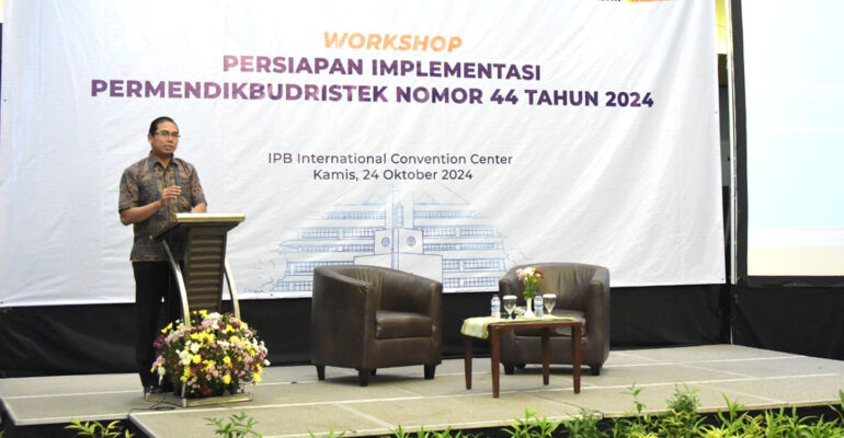 Direktorat SDM IPB University Adakan Workshop Persiapan Implementasi Permendikbudristek Nomor 44 Tahun