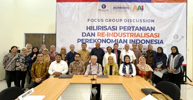 Departemen Agribisnis IPB University Gelar FGD Angkat Hilirisasi Pertanian dan Reindustrialisasi