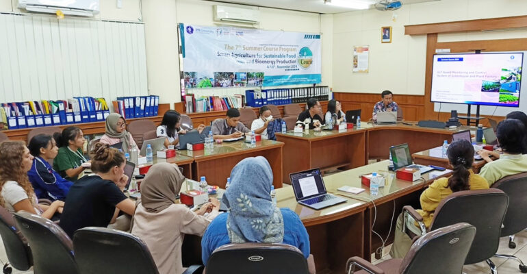 Departemen TMB IPB University Gelar Summer Course Smart Agriculture for Sustainable Food and Bioenergy