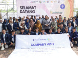 Himpunan Profesi Mahasiswa Agribisnis IPB University Belajar ke PT Firma Agros Terra Agroindustri di Sukabumi