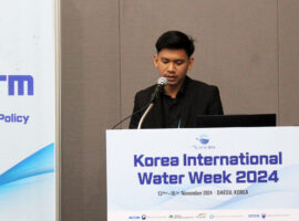 Mahasiswa IPB University Angkat Isu Strategis dalam Korea International Water Week 2024