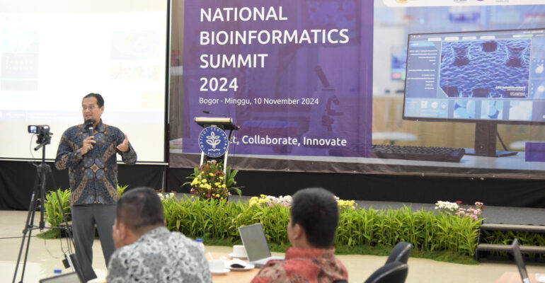 Prodi Bioinformatika IPB University Gandeng MABBI dan Aptikom Gelar National Bioinformatics Summit 2024