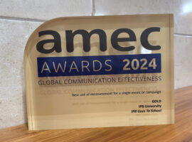 Program IPB Goes to School Raih Gold Winner AMEC Global Awards 2024 di London