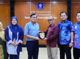 SPs IPB University Terima Kunjungan Untirta Bahas Pengelolaan Manajemen dan Penerimaan Mahasiswa Baru