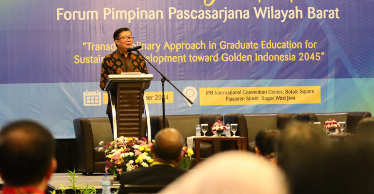 Sekolah Pascasarjana IPB University Jadi Tuan Rumah Annual Meeting Forpimpas Wilayah Barat 2024