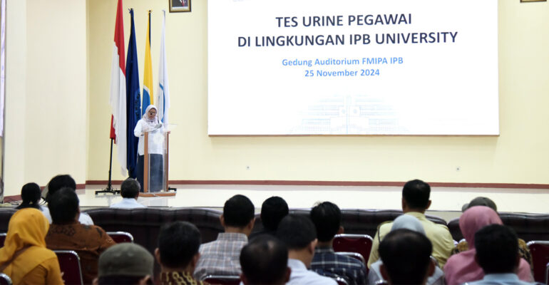 Wujudkan Kampus Bebas Narkoba, Sebanyak 216 Pegawai IPB University Lakukan Tes Urine