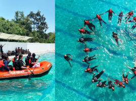 Departemen MSP IPB University Gelar Sea Survival Training, Bekali Mahasiswa Keterampilan Keselamatan Kerja di Lingkungan Perairan