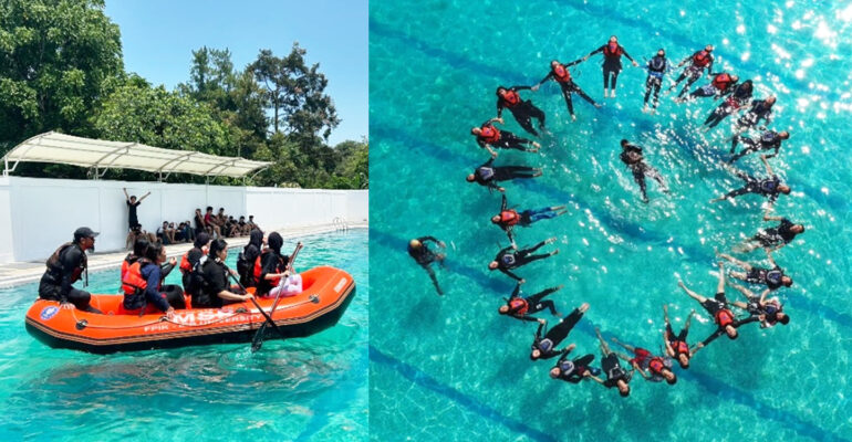 Departemen MSP IPB University Gelar Sea Survival Training, Bekali Mahasiswa Keterampilan Keselamatan Kerja di Lingkungan Perairan