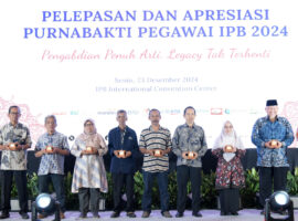 IPB University Beri Apresiasi 107 Pegawai Purnabakti Tahun 2024