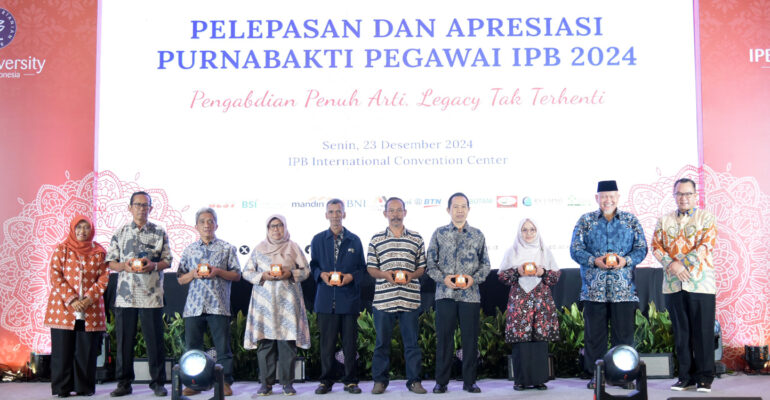 IPB University Beri Apresiasi 107 Pegawai Purnabakti Tahun 2024