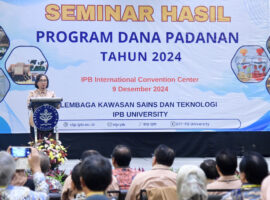 LKST IPB University Gelar Seminar Hasil Program Dana Padanan 2024